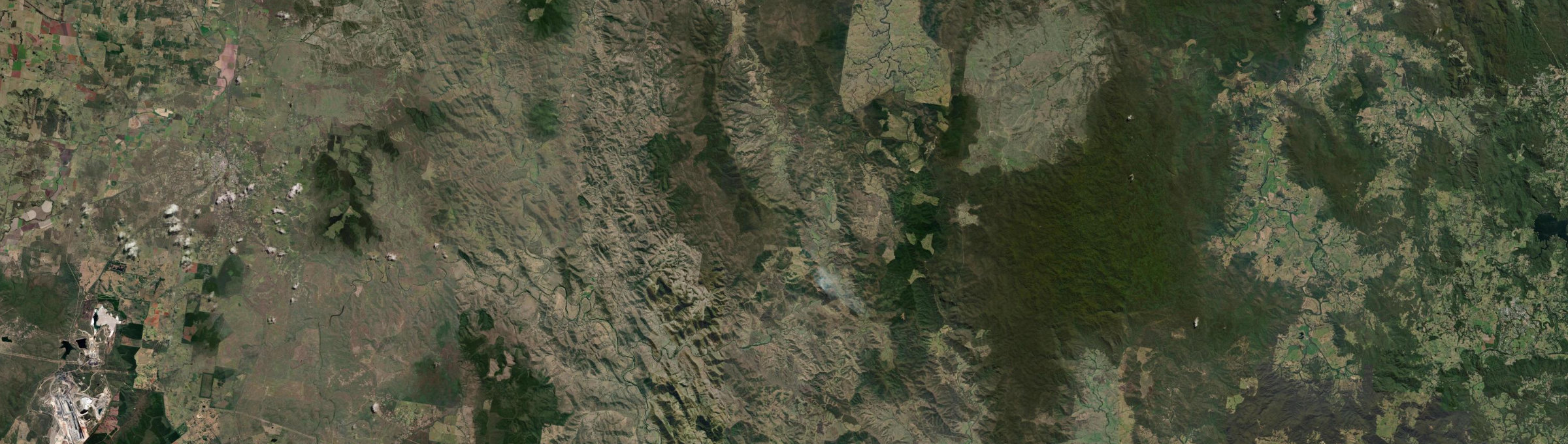 Aerial view of Monsildale, QLD