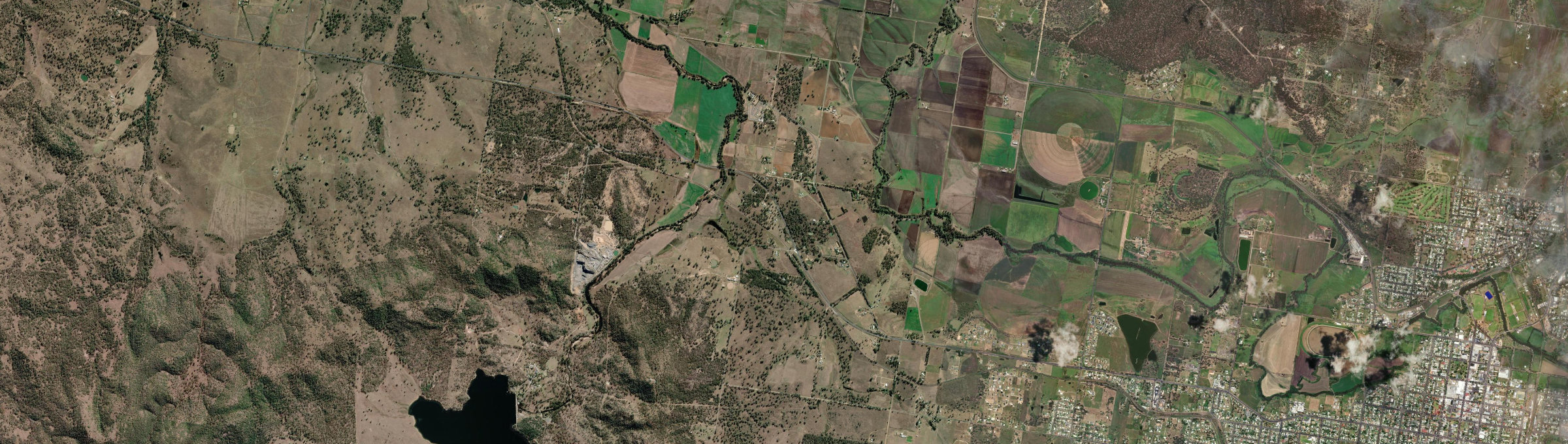 Aerial view of Allan, QLD