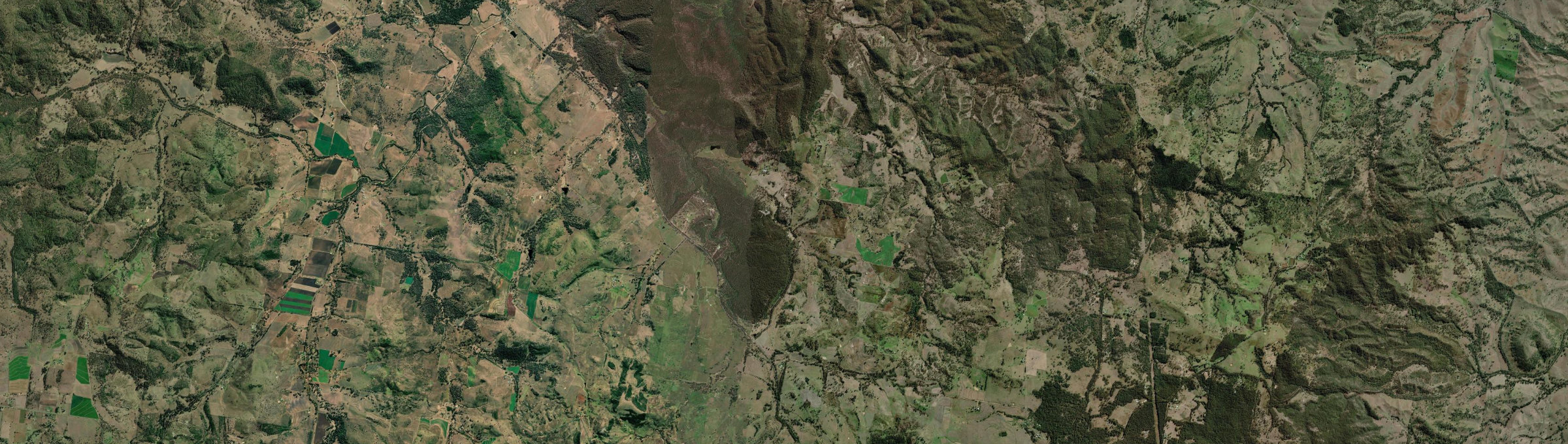 Aerial view of Jones Gully, QLD