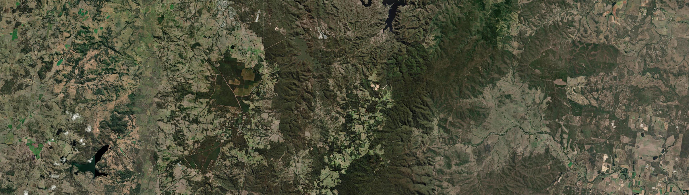 Aerial view of Ravensbourne, QLD