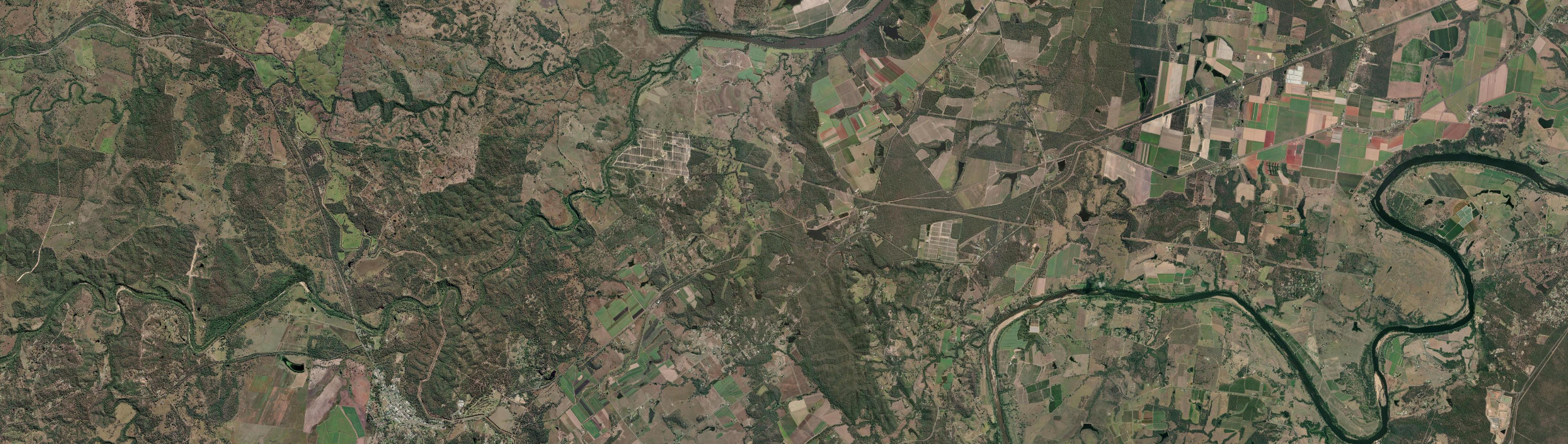 Aerial view of Bullyard, QLD