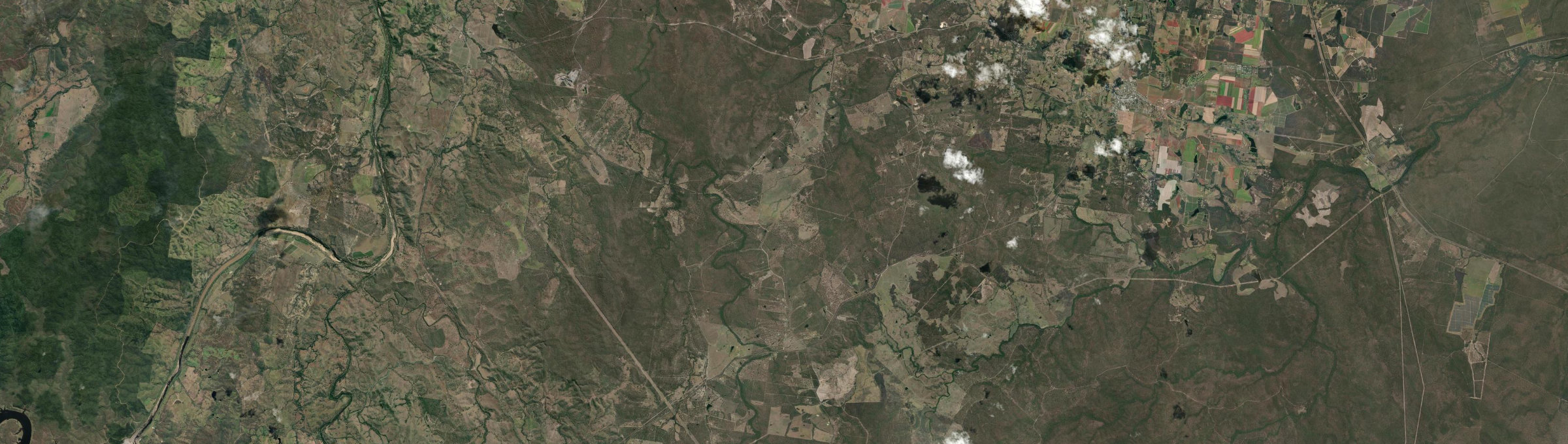 Aerial view of Eureka (Qld), QLD