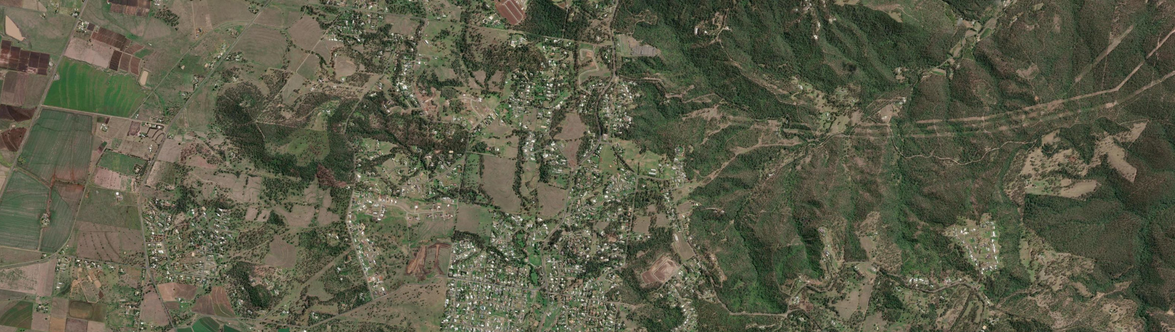 Aerial view of Top Camp, QLD