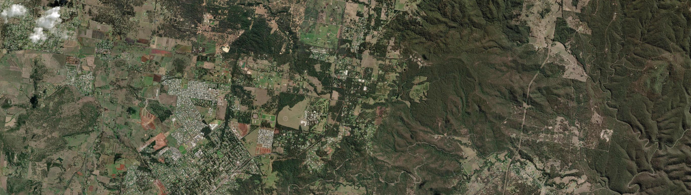Aerial view of Cabarlah, QLD
