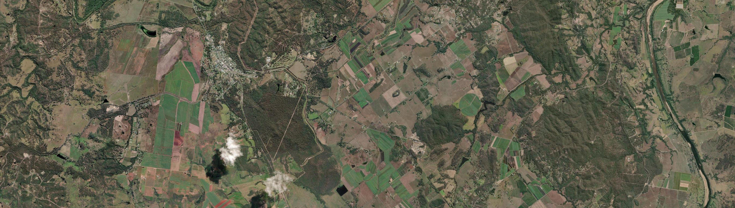 Aerial view of McIlwraith, QLD