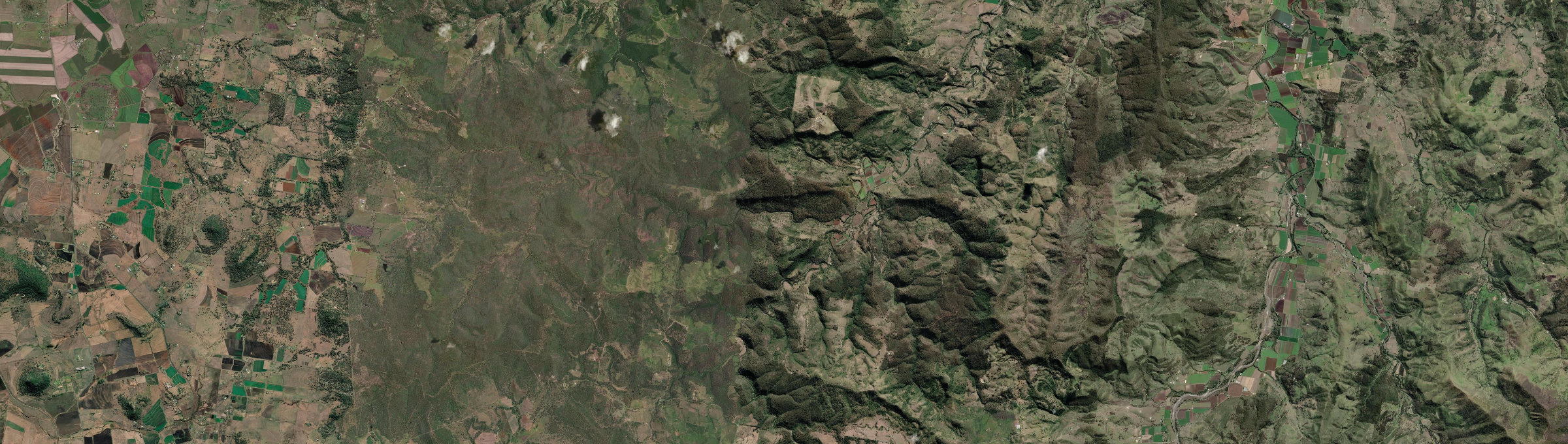 Aerial view of Fordsdale, QLD