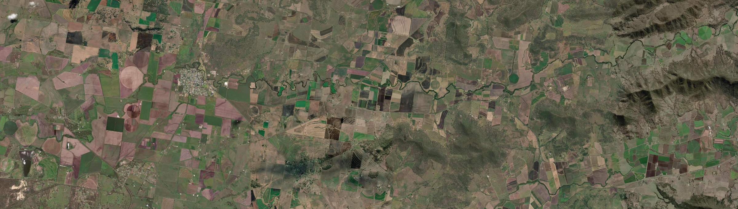Aerial view of Berat, QLD