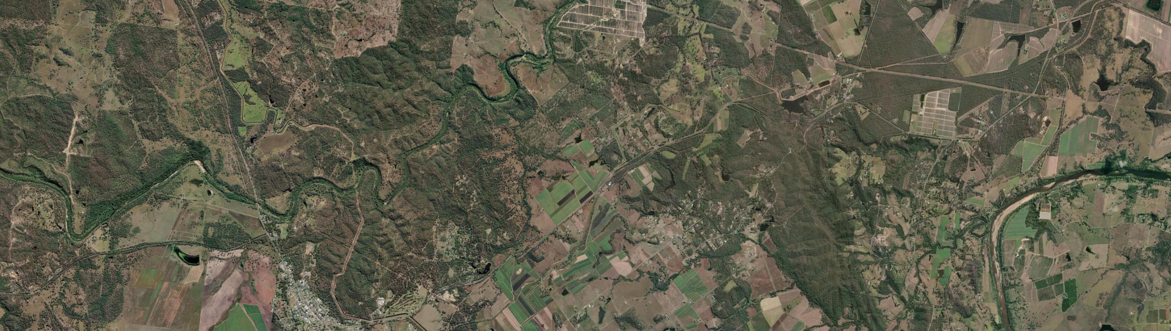 Aerial view of Maroondan, QLD