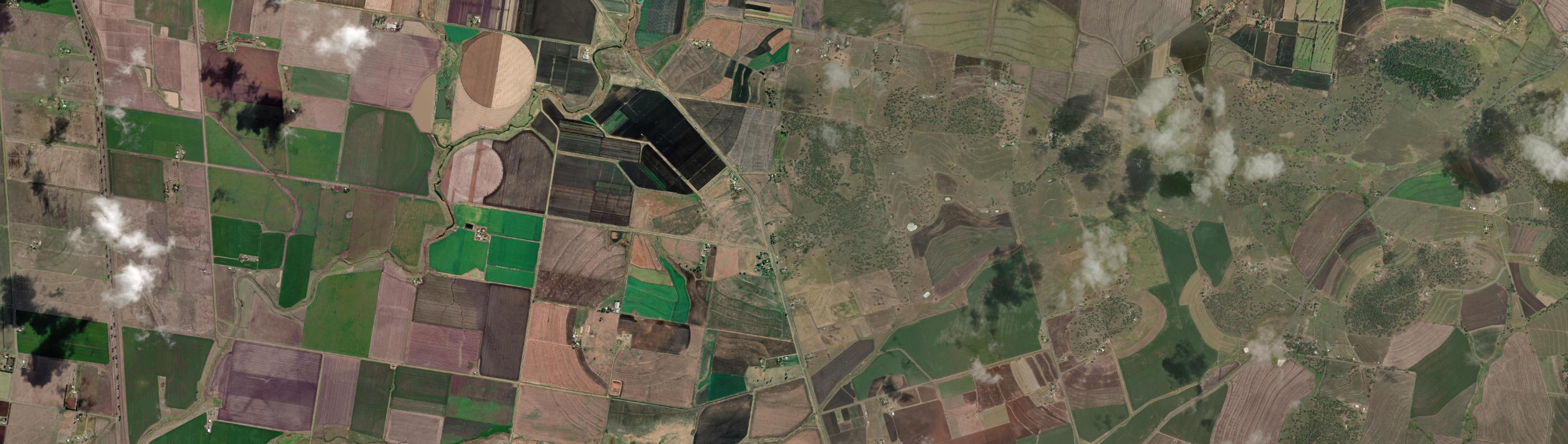 Aerial view of Nevilton, QLD