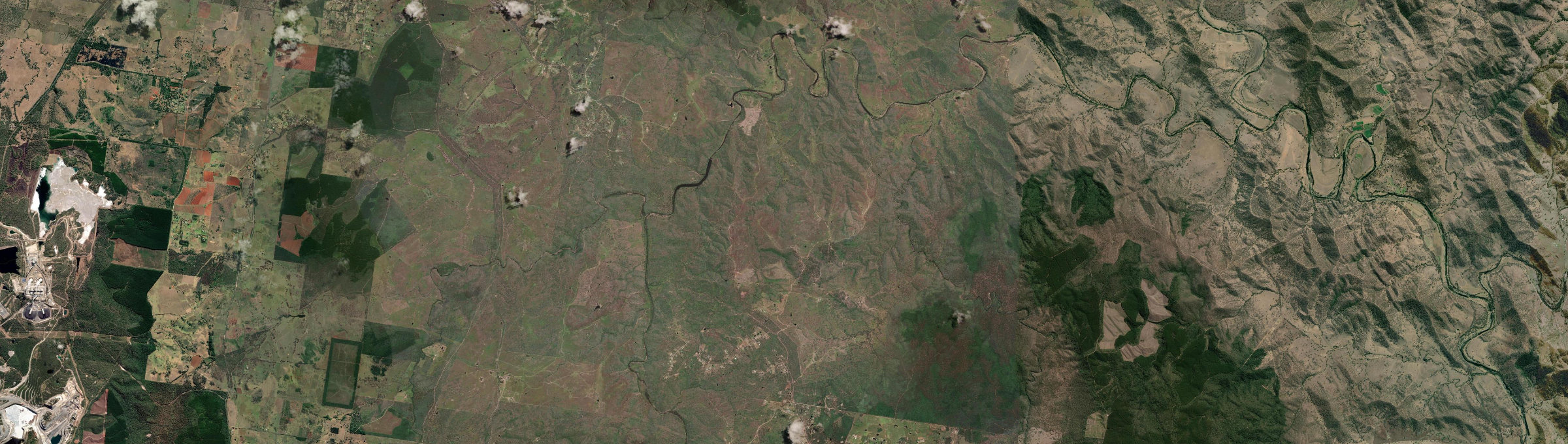 Aerial view of Teelah, QLD