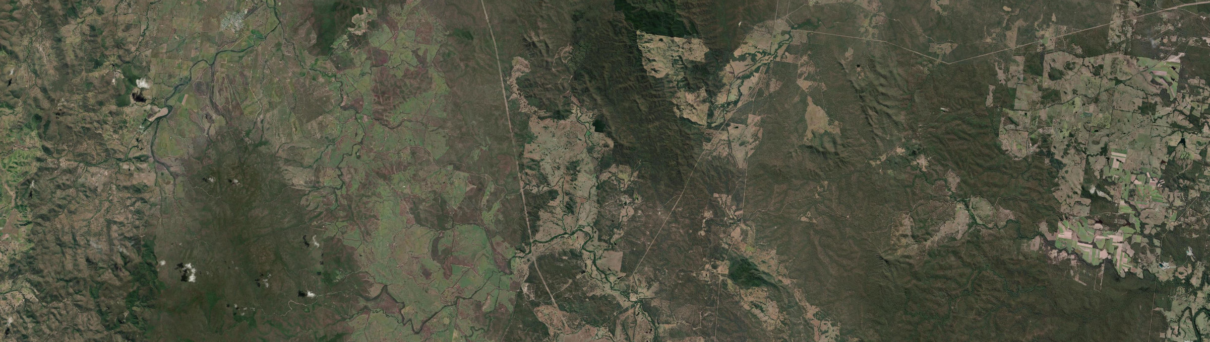 Aerial view of Brooweena, QLD
