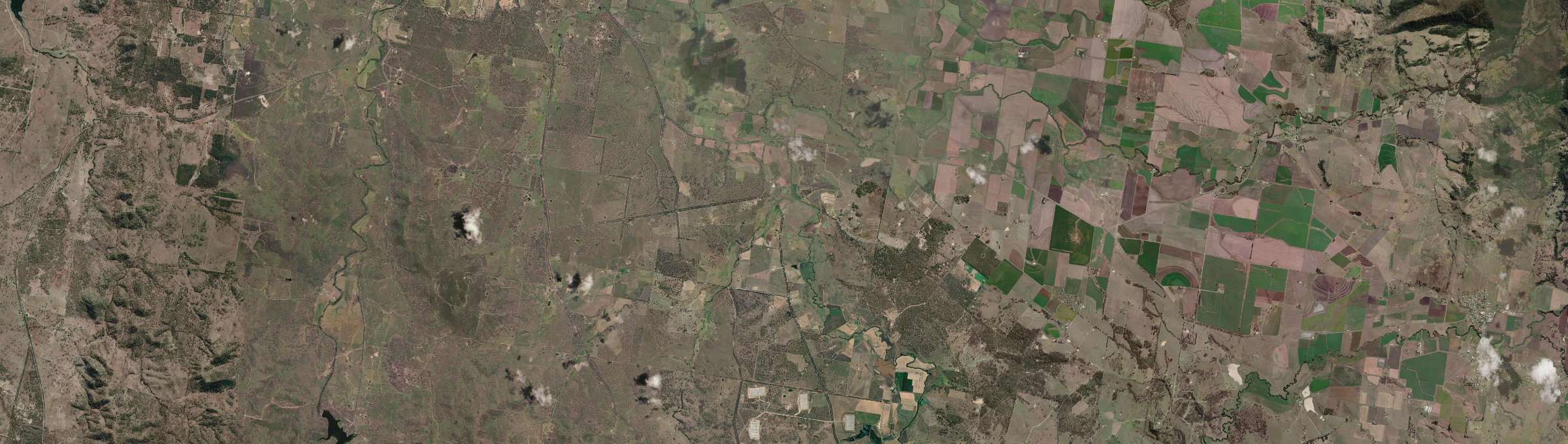 Aerial view of Murrays Bridge, QLD