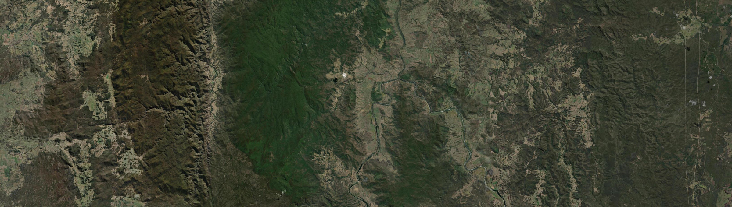 Aerial view of Coombadjha, NSW