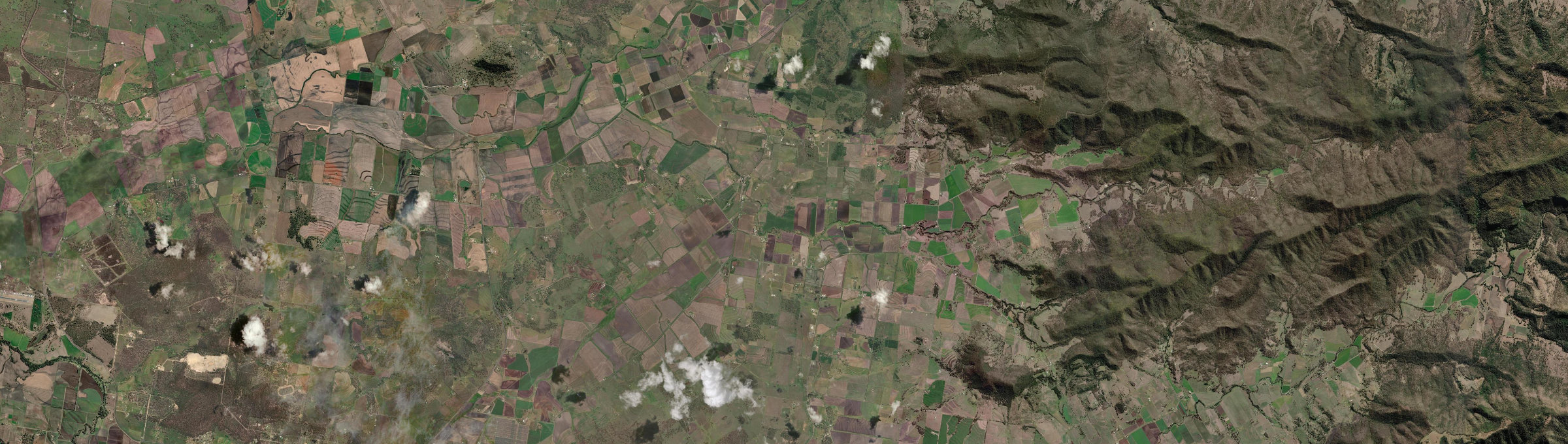 Aerial view of Freestone, QLD