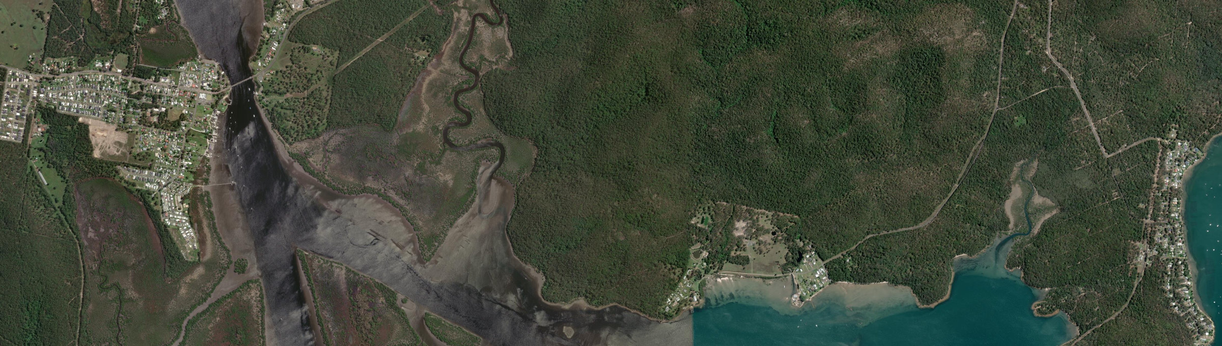 Aerial view of Tahlee, NSW
