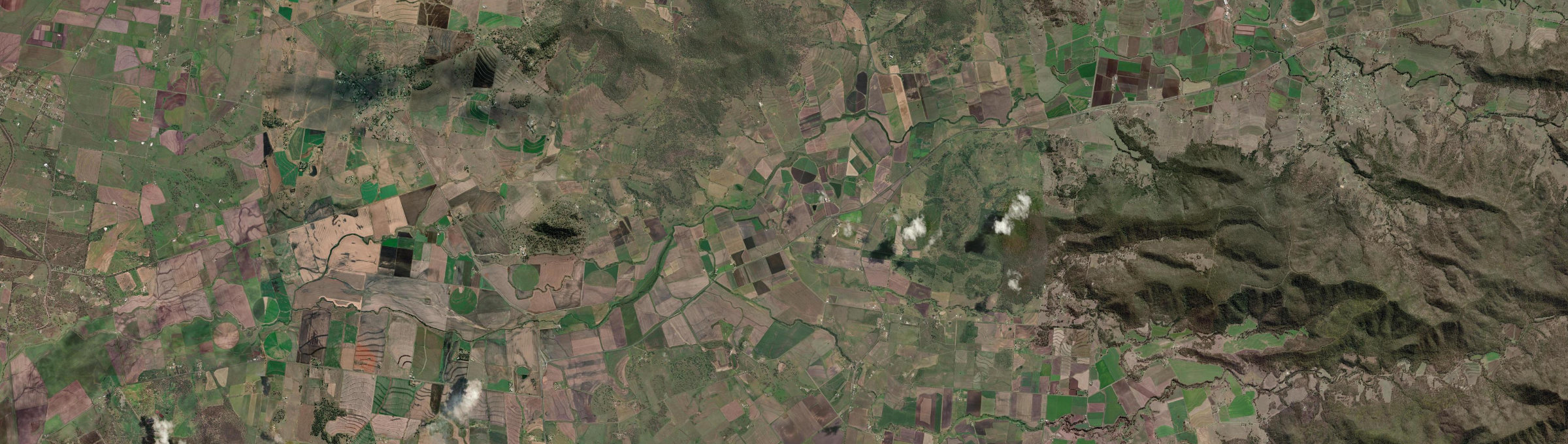 Aerial view of Clintonvale, QLD