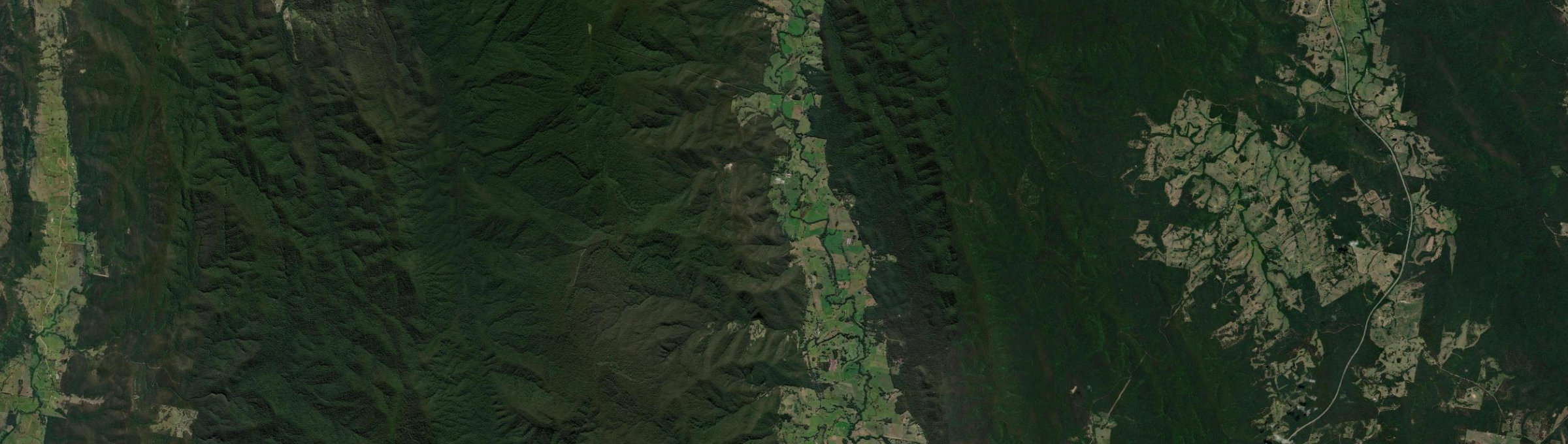 Aerial view of Markwell, NSW