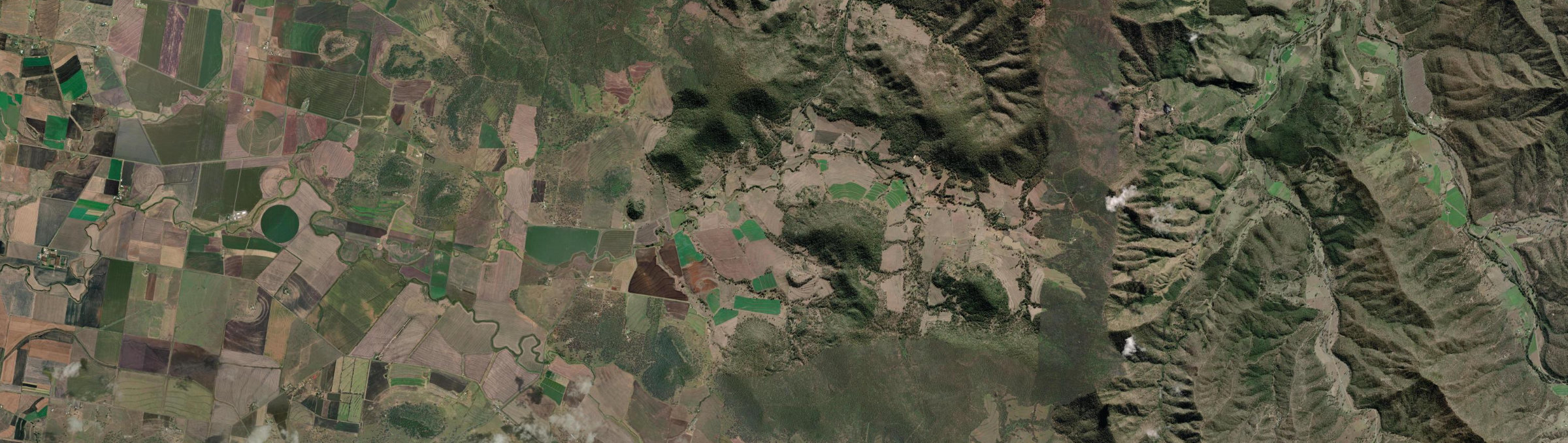 Aerial view of Hirstglen, QLD