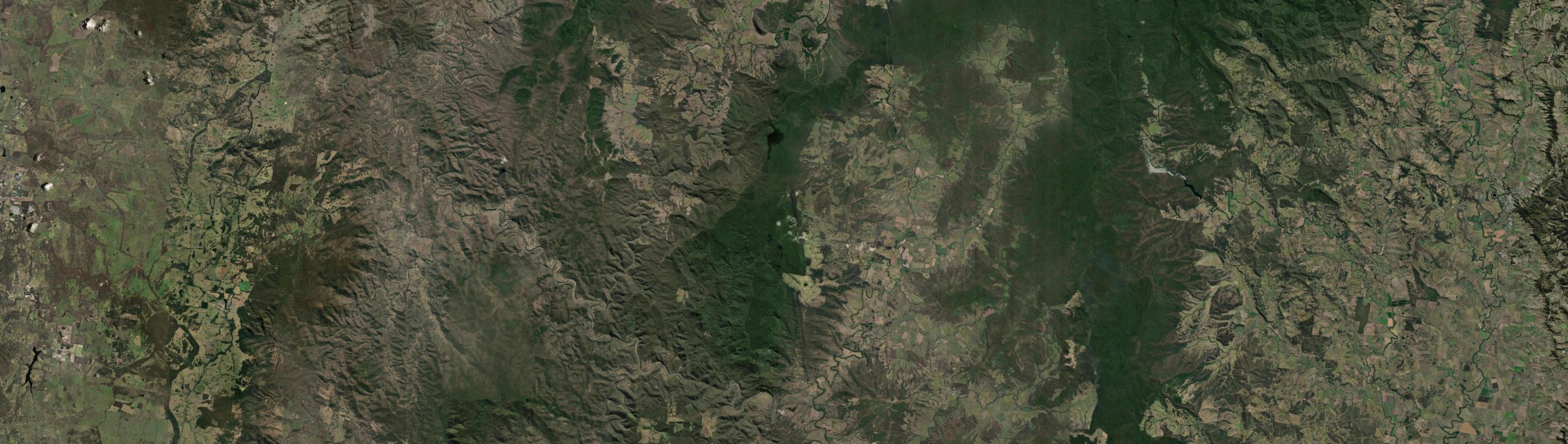 Aerial view of Yabbra, NSW