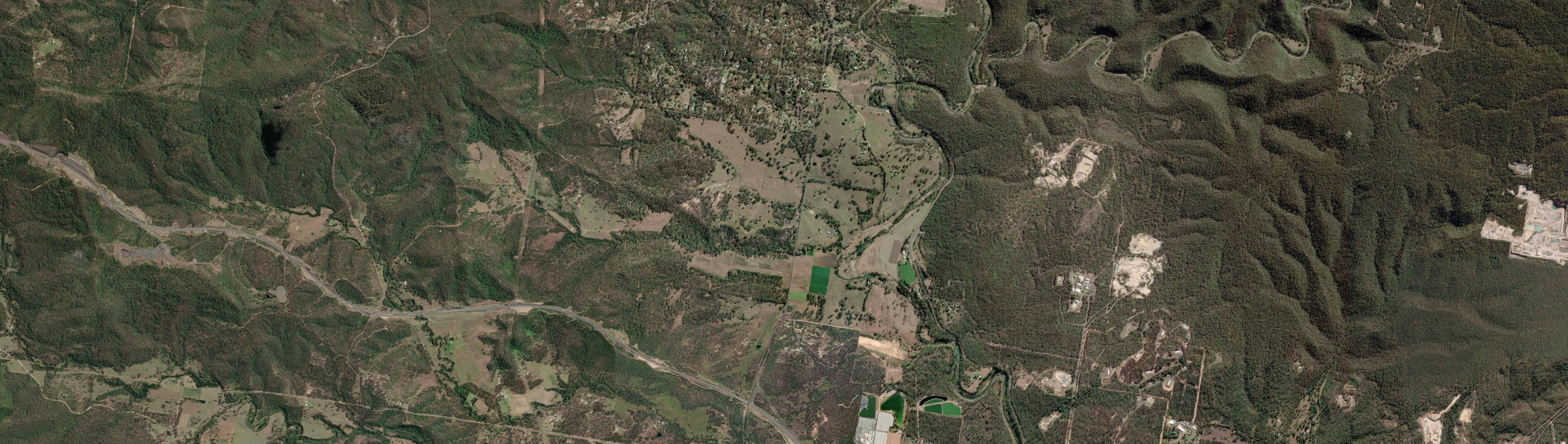 Aerial view of Lockyer (Qld), QLD