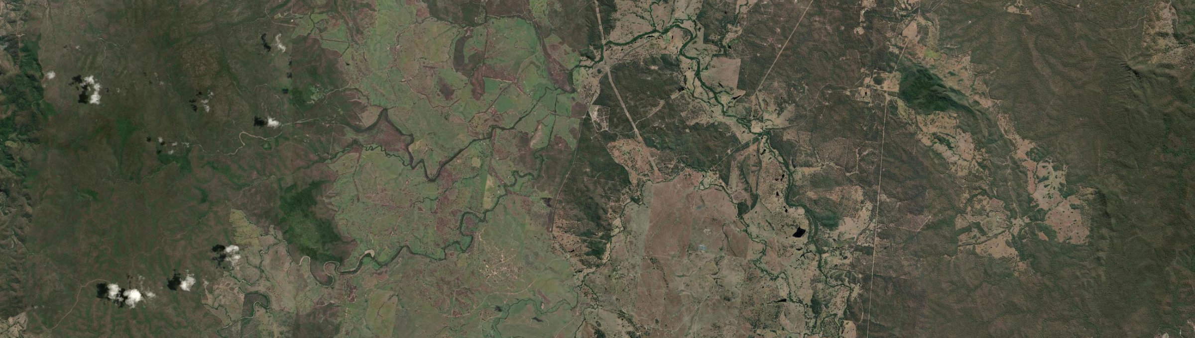 Aerial view of Teebar, QLD