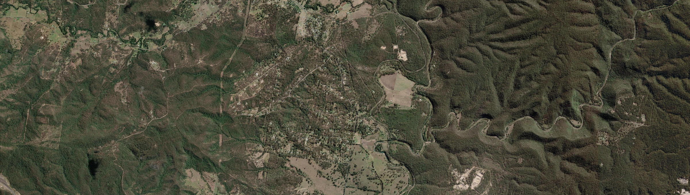 Aerial view of Upper Lockyer, QLD