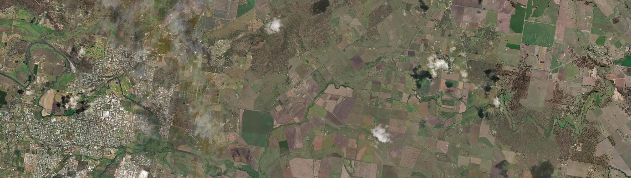 Aerial view of The Hermitage, QLD