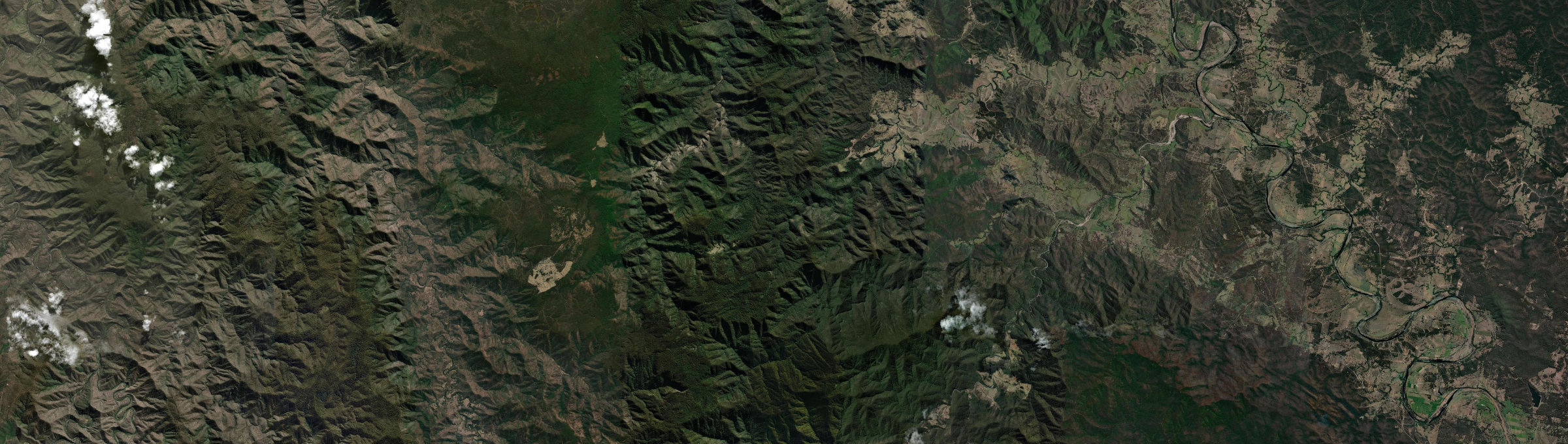 Aerial view of Willi Willi, NSW