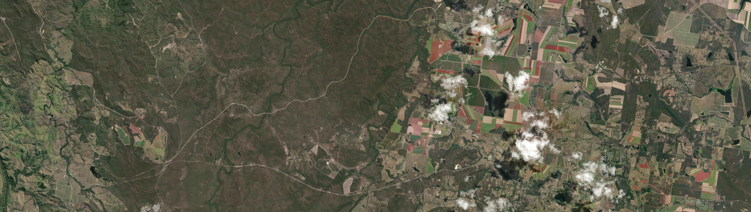 Aerial view of Isis Central, QLD
