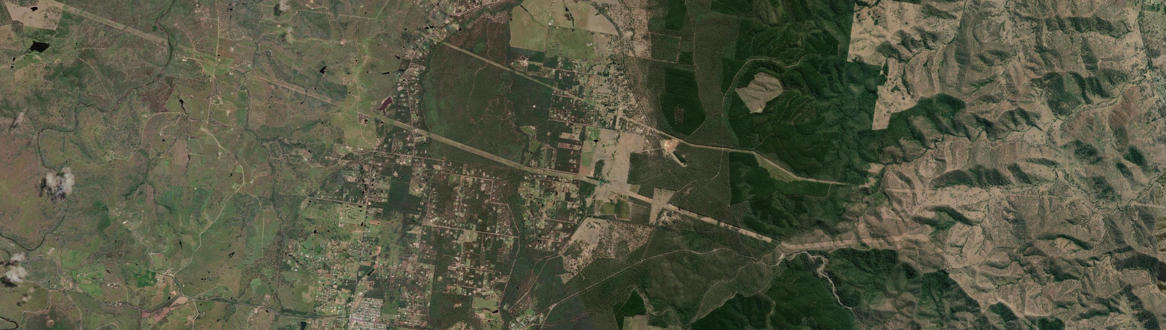 Aerial view of Benarkin North, QLD