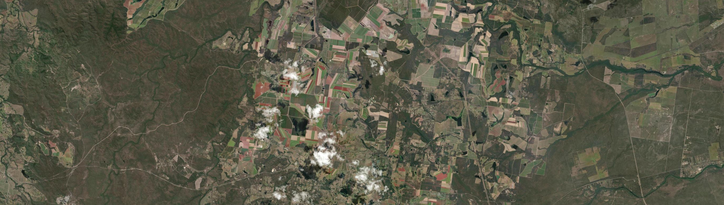 Aerial view of North Isis, QLD