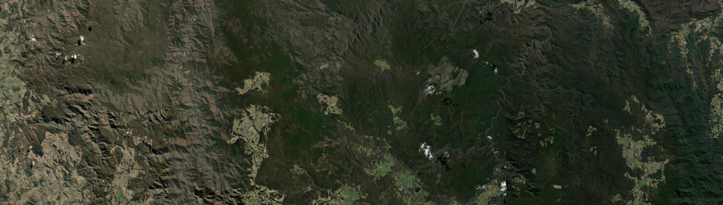 Aerial view of Dundurrabin, NSW