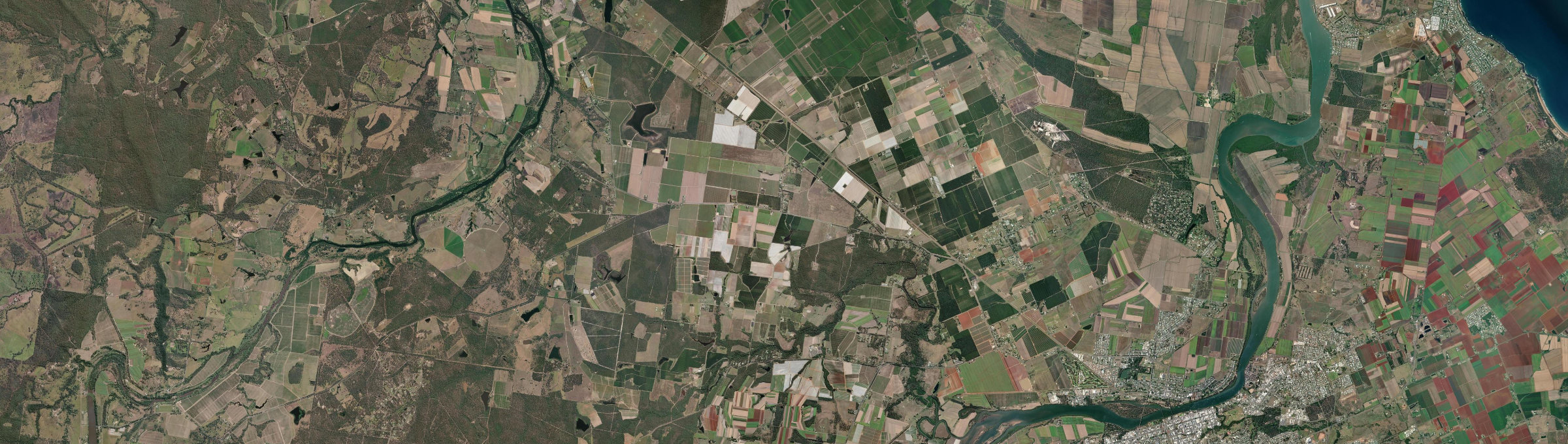 Aerial view of Meadowvale, QLD