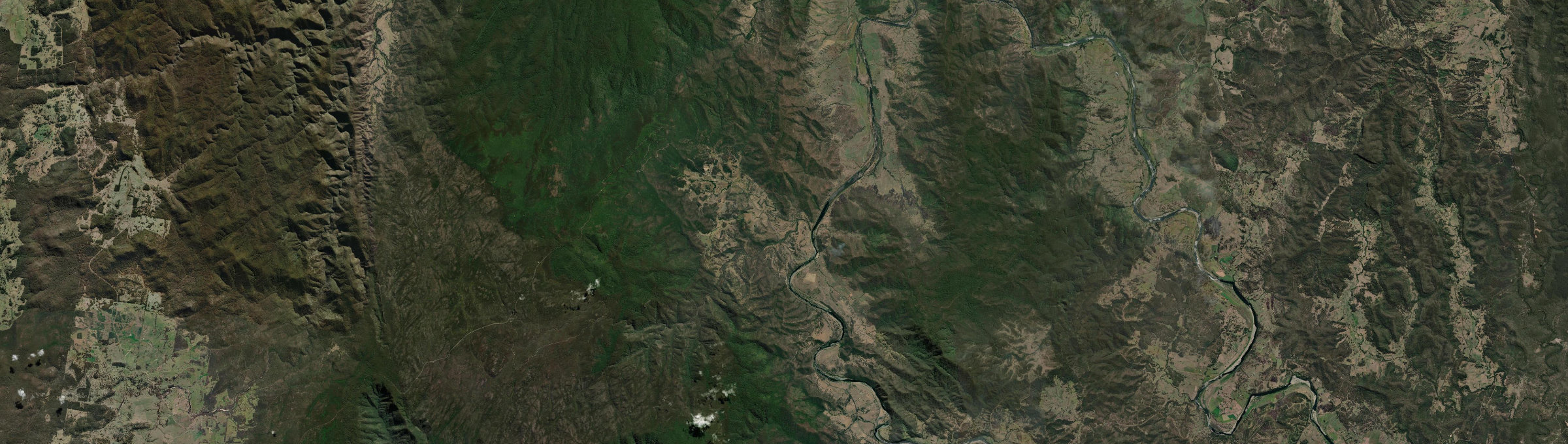 Aerial view of Cangai, NSW