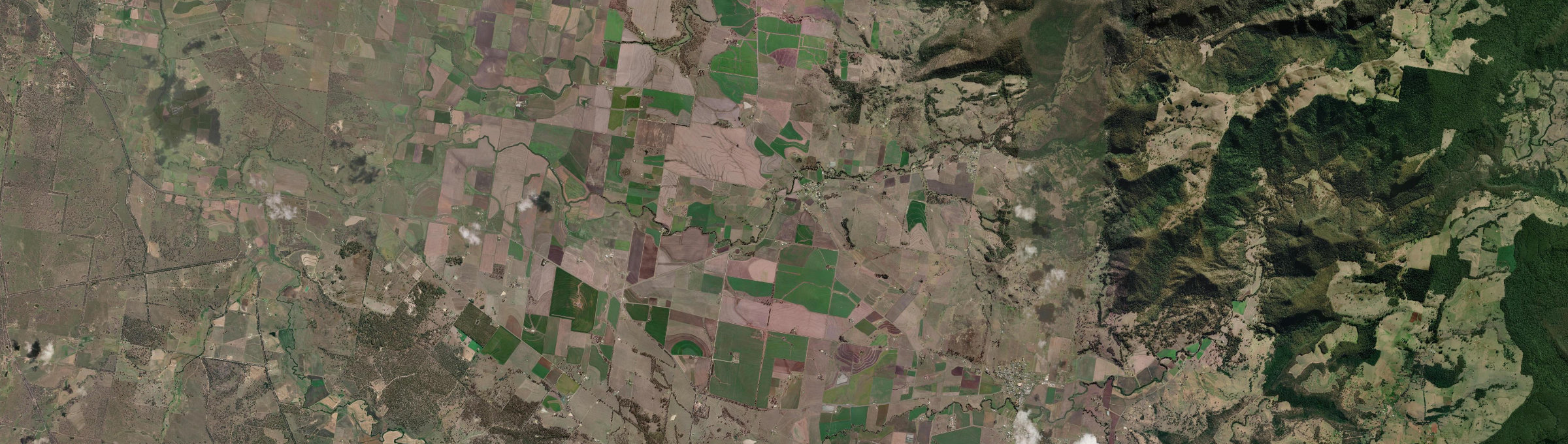 Aerial view of Tannymorel, QLD