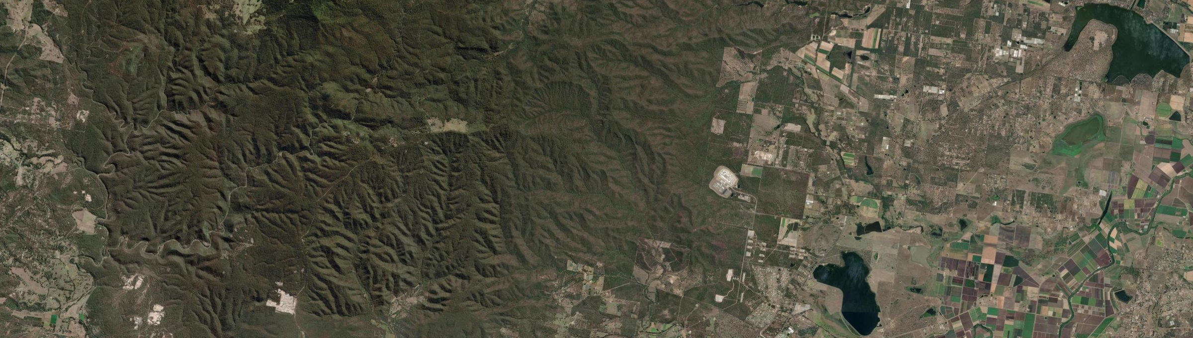 Aerial view of Vinegar Hill, QLD