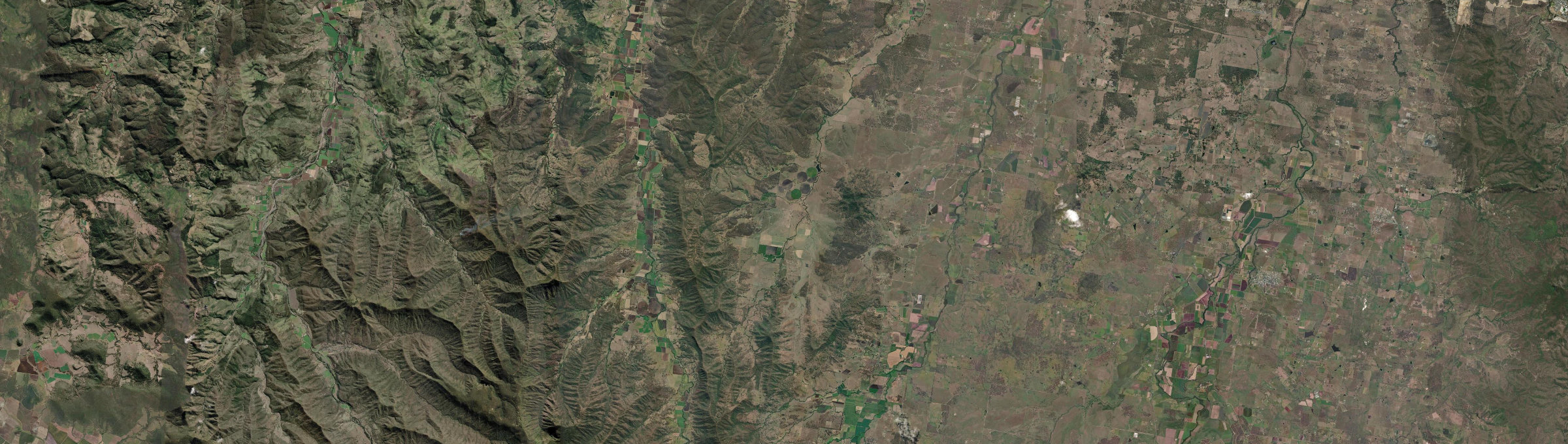Aerial view of Mount Mort, QLD