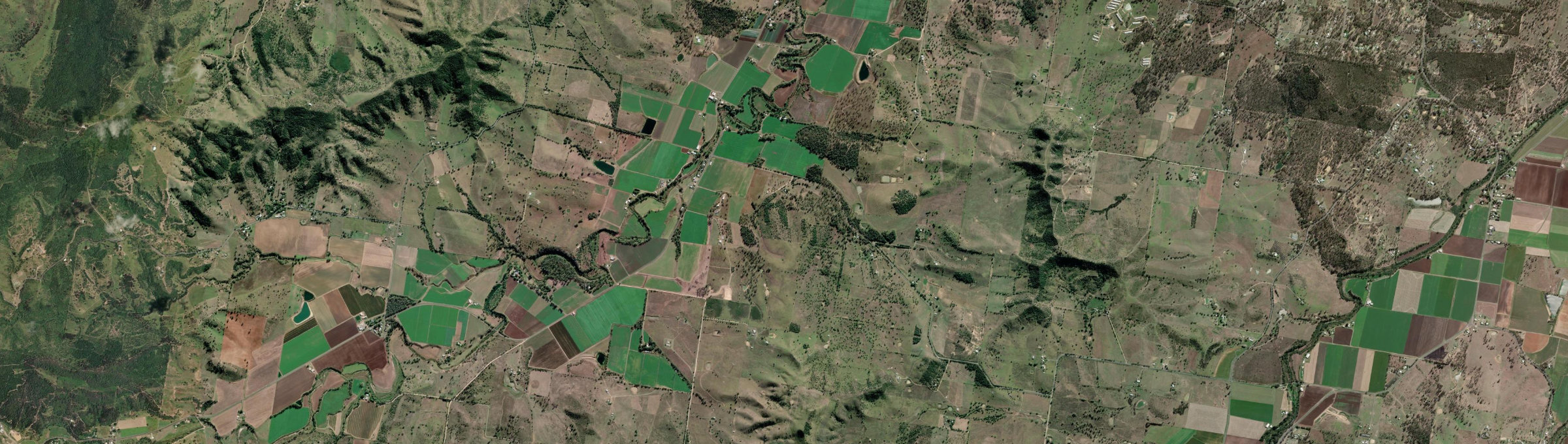 Aerial view of Lilydale (Qld), QLD