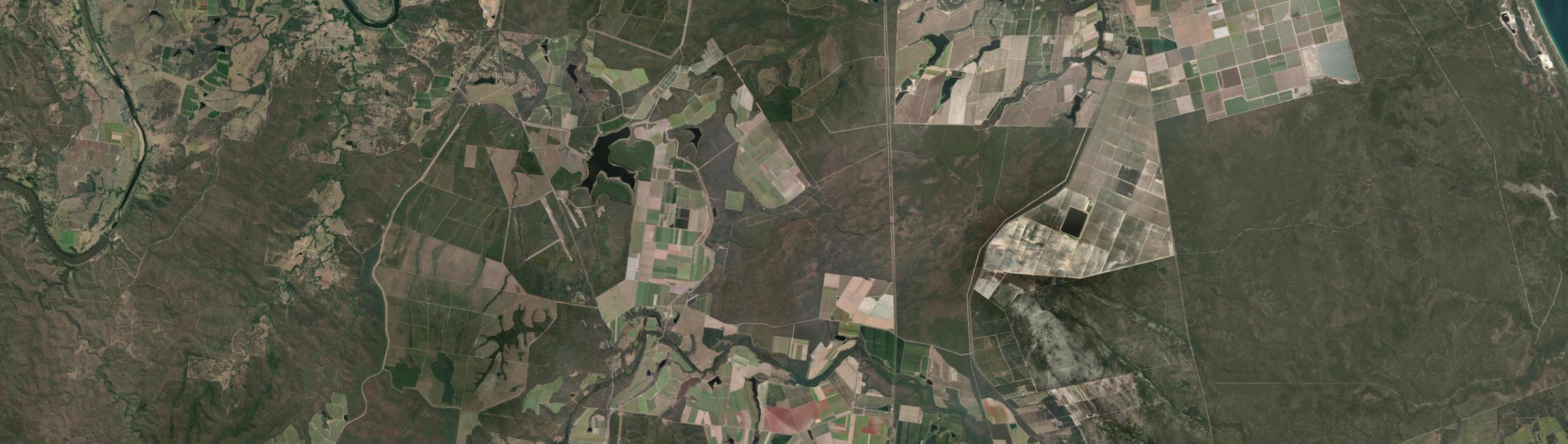Aerial view of North Gregory, QLD