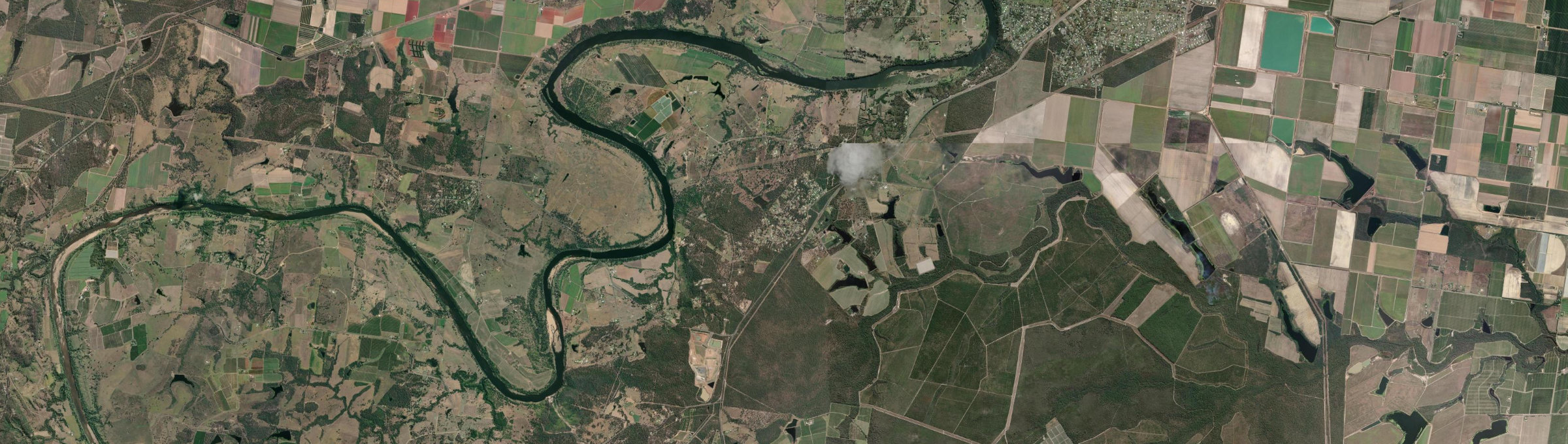 Aerial view of South Bingera, QLD