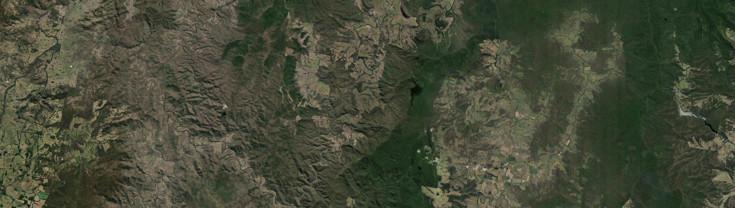 Aerial view of Tooloom, NSW