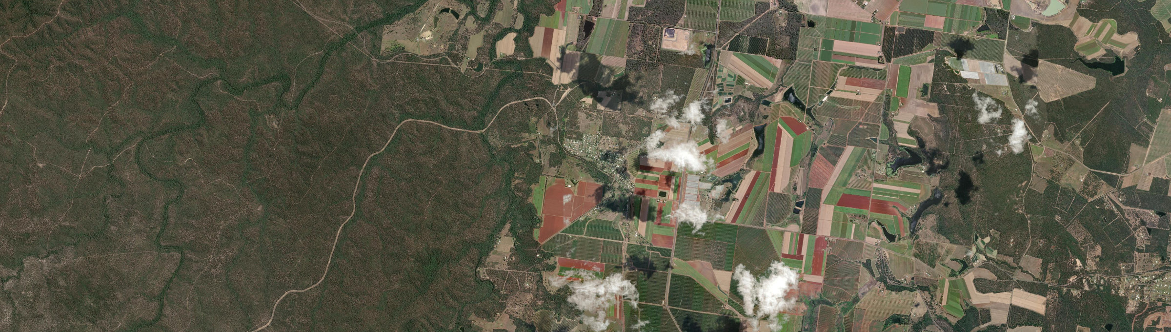 Aerial view of Cordalba, QLD