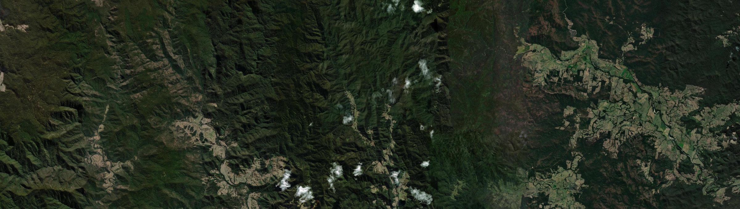 Aerial view of Upper Pappinbarra, NSW