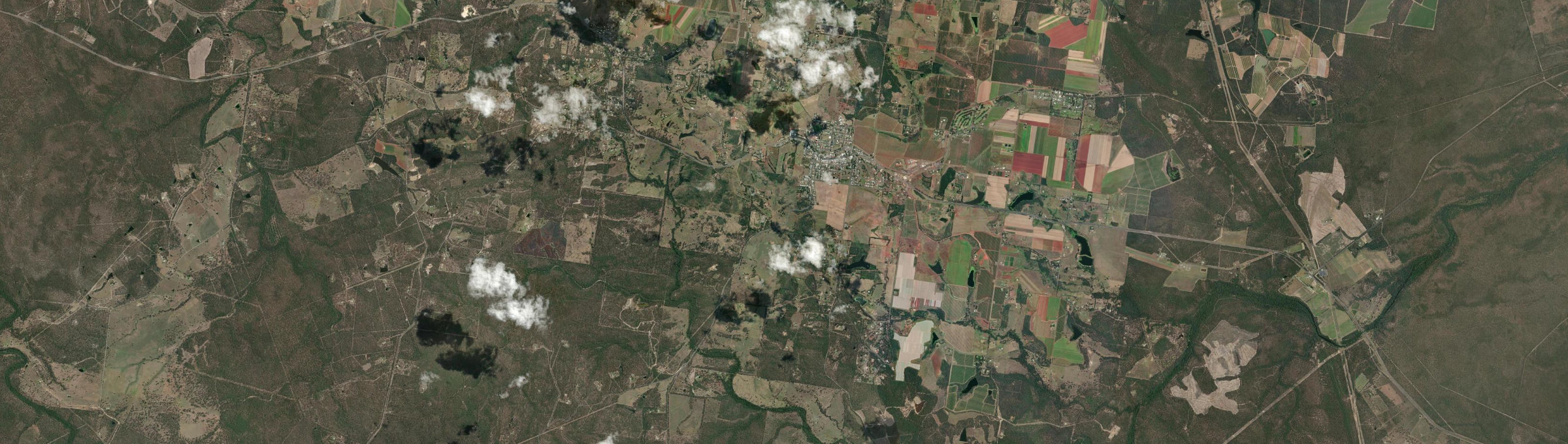 Aerial view of Childers (Qld), QLD