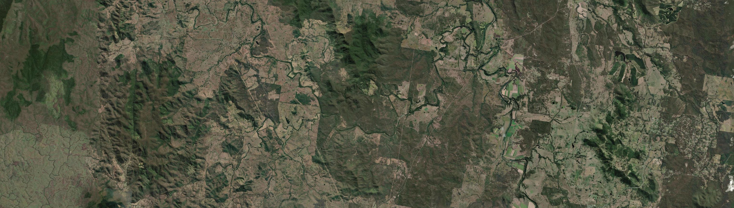 Aerial view of Glen Echo, QLD