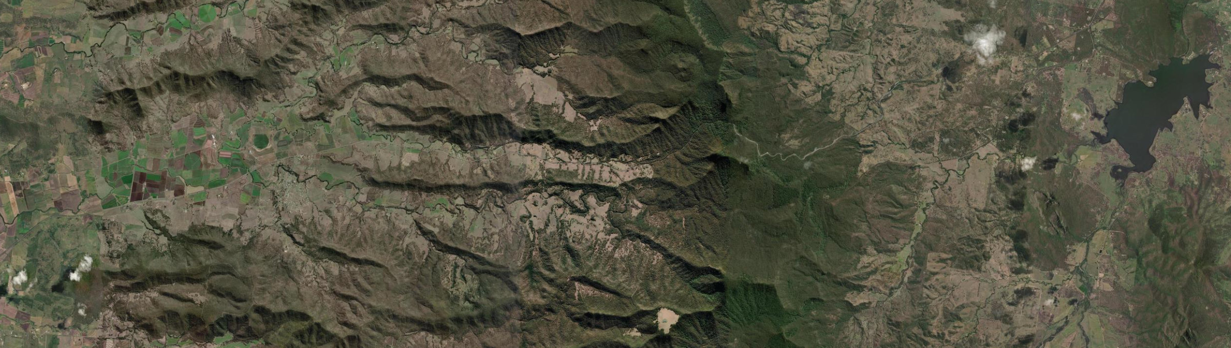 Aerial view of Tregony, QLD