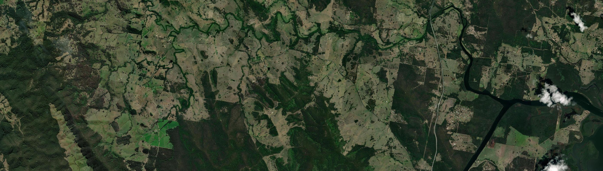 Aerial view of Willina, NSW