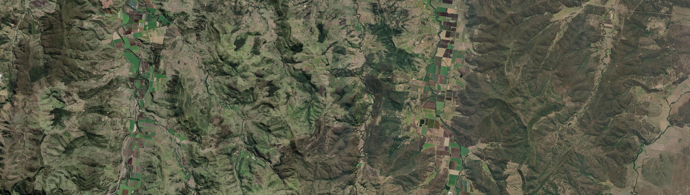 Aerial view of Mount Berryman, QLD
