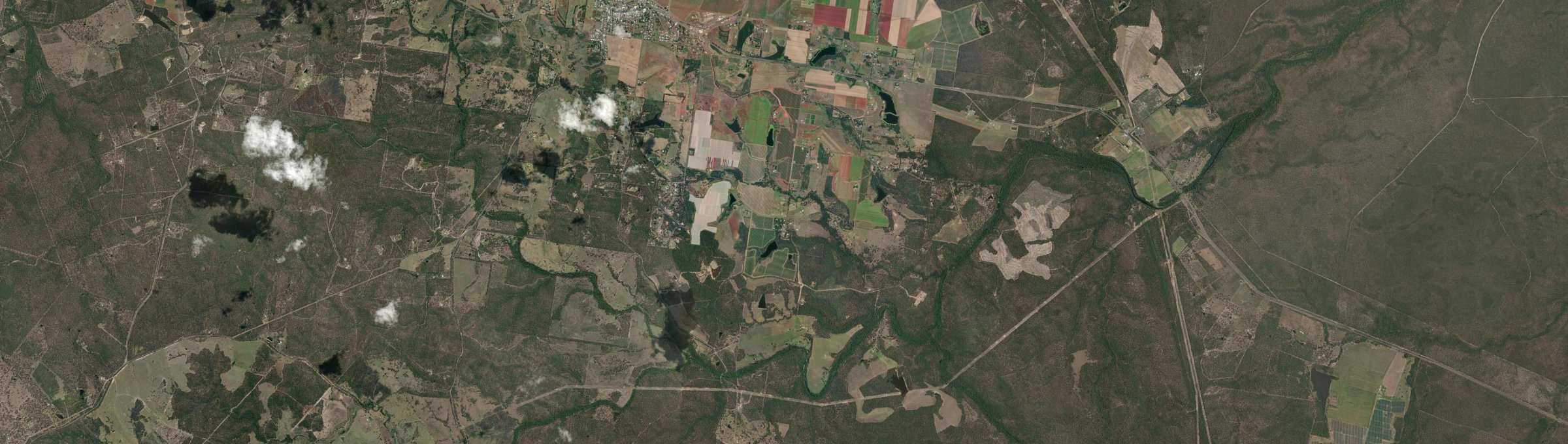 Aerial view of South Isis, QLD