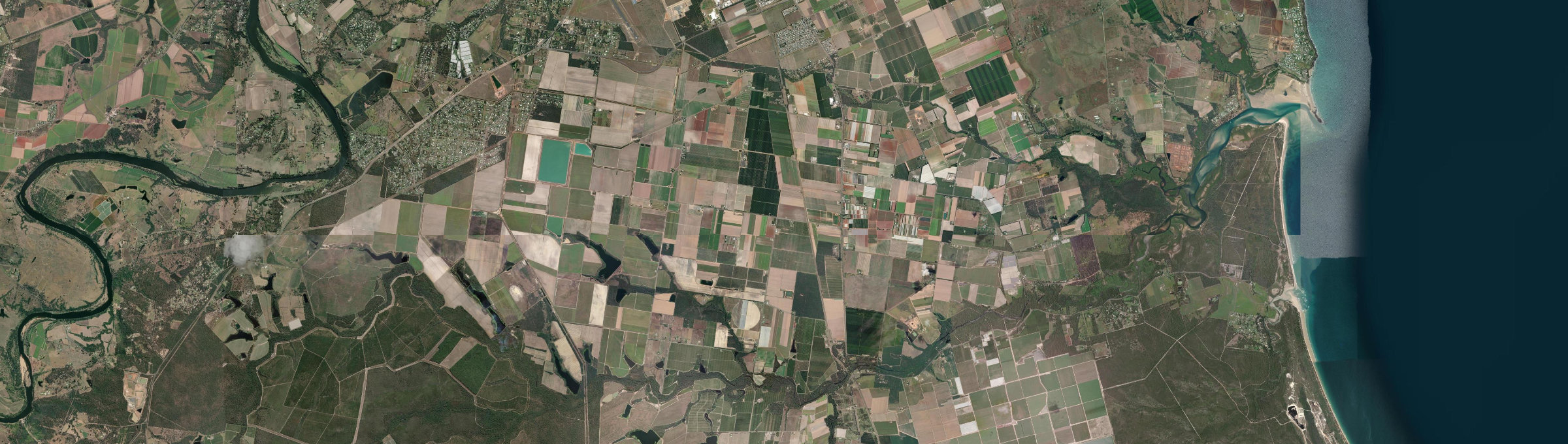 Aerial view of Alloway, QLD